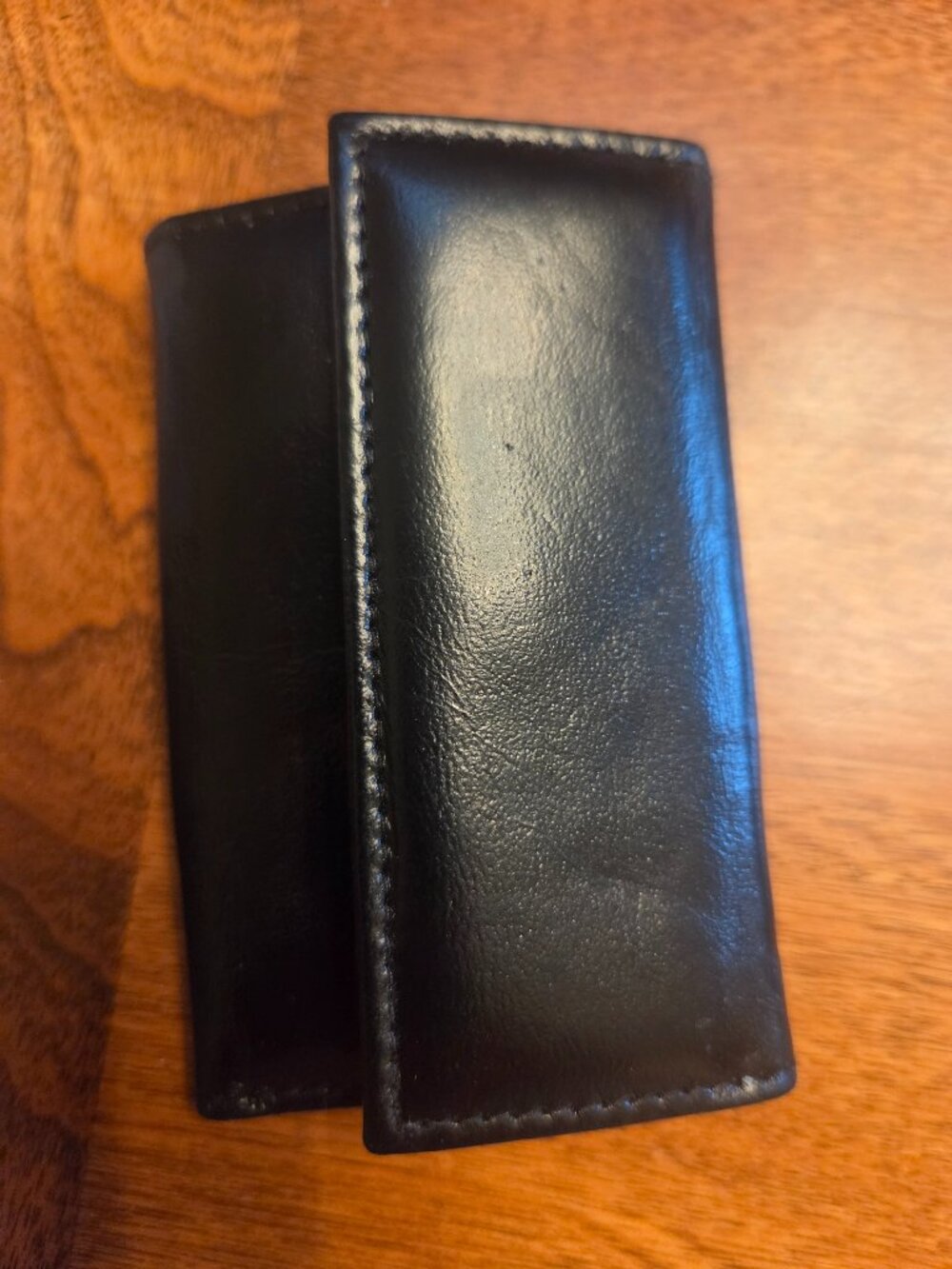 vintage Buxton leather key case holder